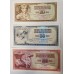 YUGOSLAVIA 1968-1986 . TEN 10 - ONE HUNDRED 100 DINARA BANKNOTES